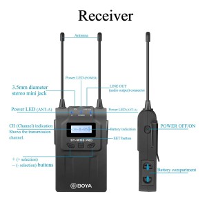میکروفون دستی بی سیم بویا مدل WM8 PRO K3